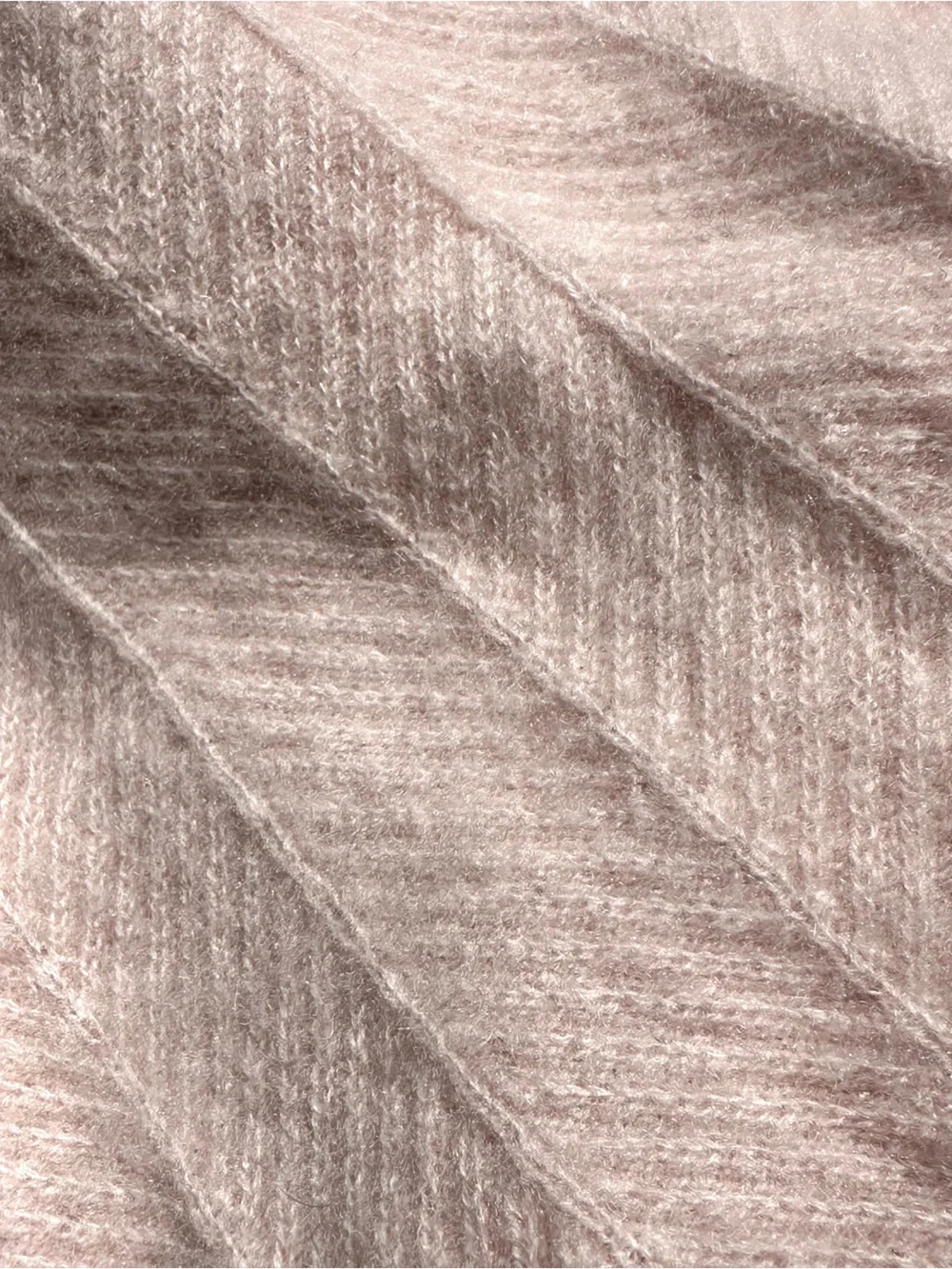 Nordstrom 100% Cashmere Brushed Soft Knit Crewneck Sweater, Light Blush Pink, XS
